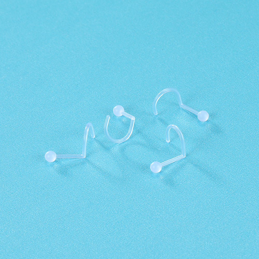 curved nose stud