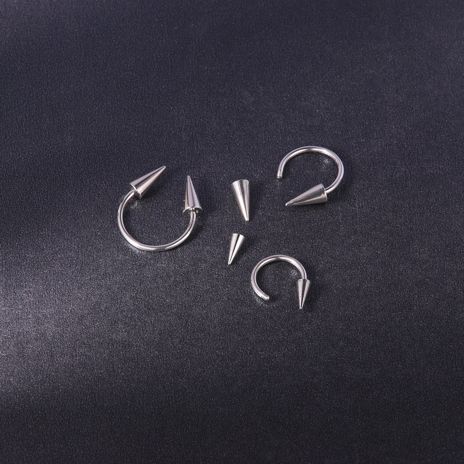 16g-spike-nose-septum-ring-horseshoe-helix-cartilage-piercing