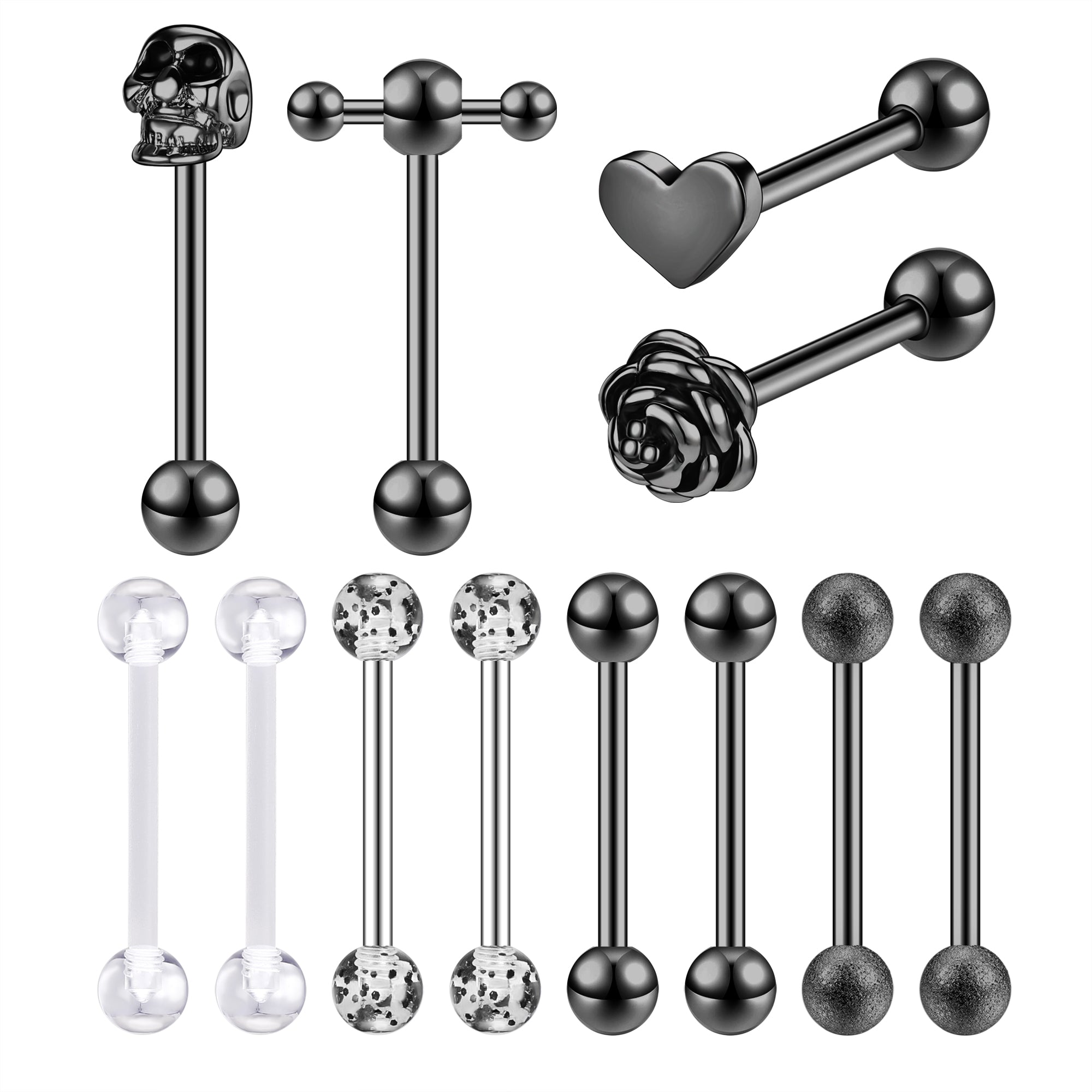 barbell for tongue piercing