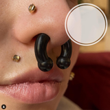 Large-Size-Nose-Septum-Rings-Black-Horseshoe-Lip-Piercing-Stainless-Steel-Ear-Helix-Cartilage-Tunnel-Piercing