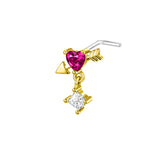 20G-White-Red-Zircon-Nose-Studs-Piercing-L-Shape-Nose-Rings-Gold-Silver-Plated-Nostril-Piercing