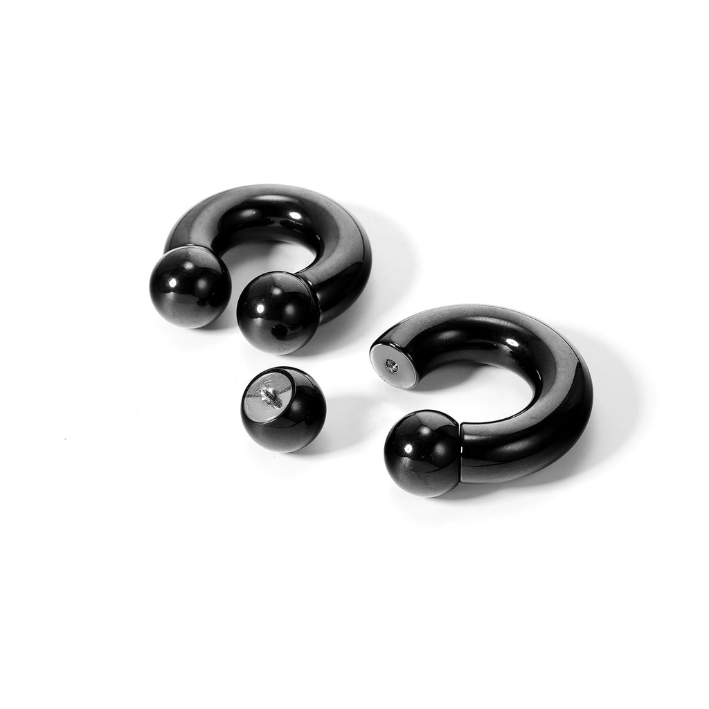 Large-Size-Nose-Septum-Rings-Black-Horseshoe-Lip-Piercing-Stainless-Steel-Ear-Helix-Cartilage-Tunnel-Piercing