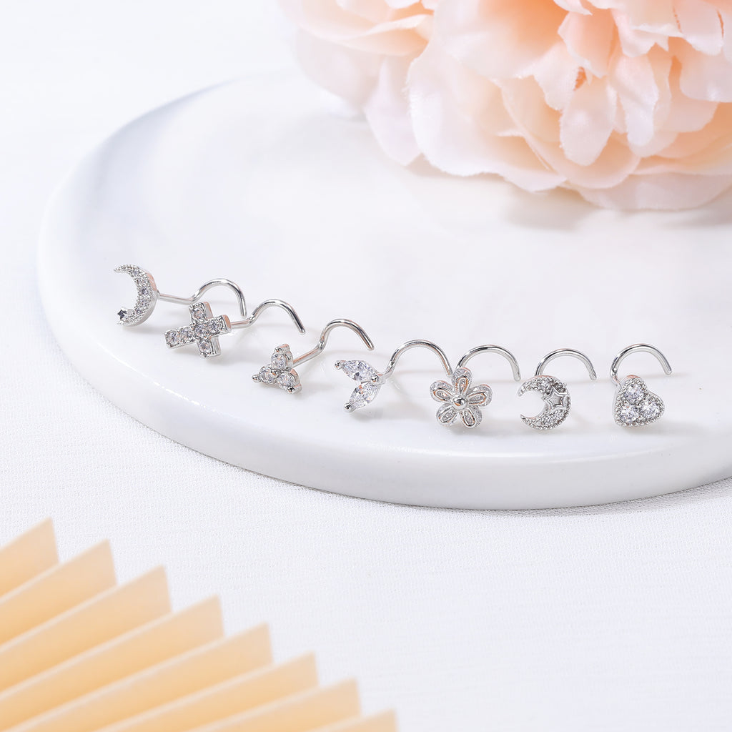 20G-Cross-White-Crystal-Nose-Studs-Piercing-Crokscrew-Nose-Rings-Stainless-Steel-Nostril-Piercing