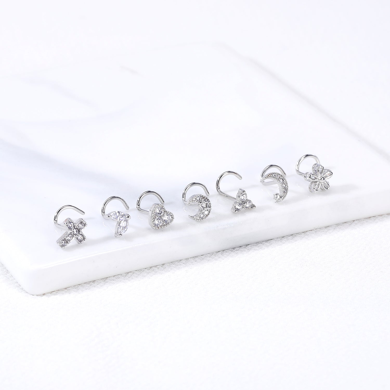20G-Cross-White-Crystal-Nose-Studs-Piercing-Crokscrew-Nose-Rings-Stainless-Steel-Nostril-Piercing