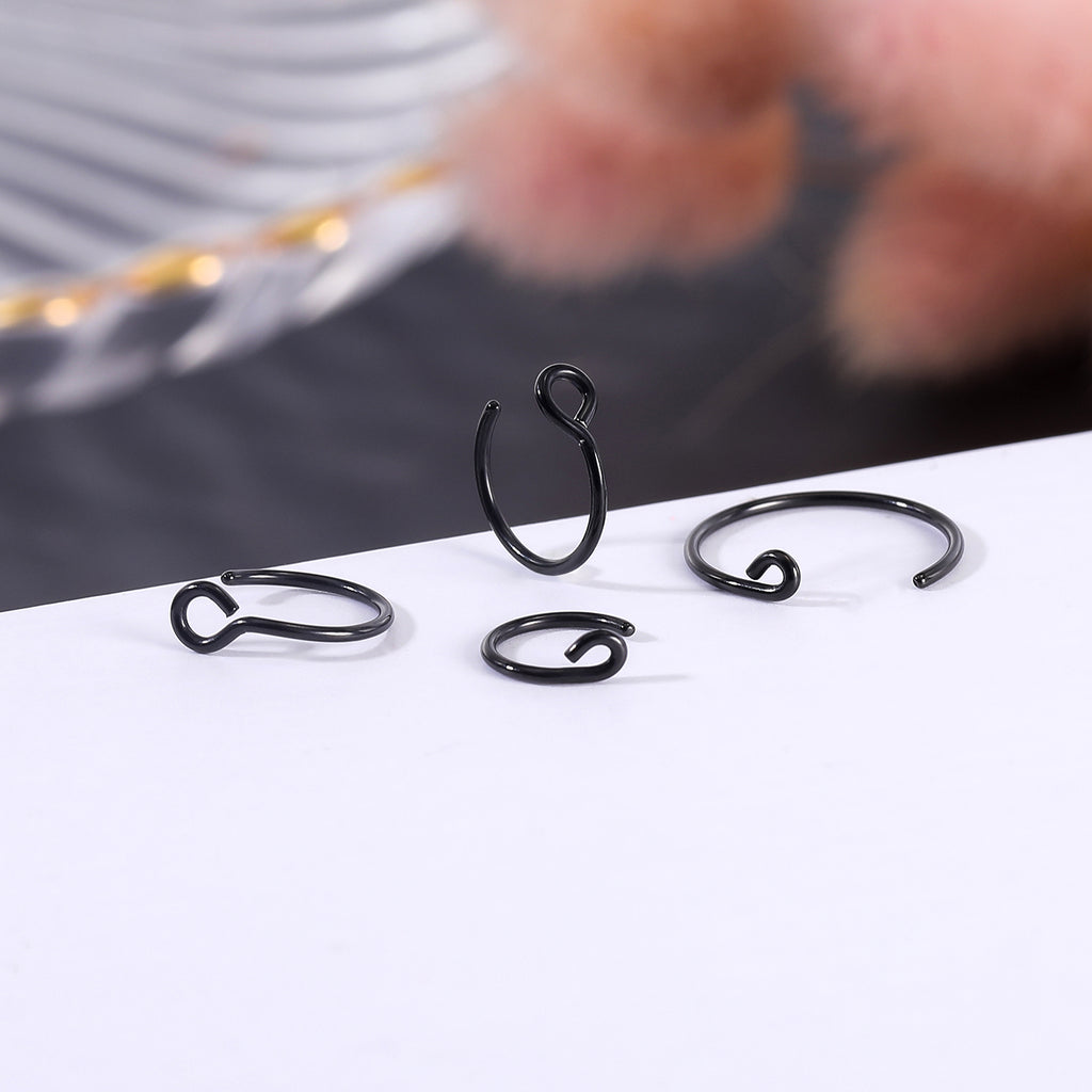 4-Pcs-Set-20G-Open-End-Nose-Rings-U-Shaped-Nose-Piercing-Stainless-Steel-Nostril-Rings-Piercing