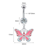 14G-Pink-Butterfly-Belly-Rings-Shiny-Zirconal-Navel-Piercing-Stainless-Steel-Navel-Belly-Button-Rings