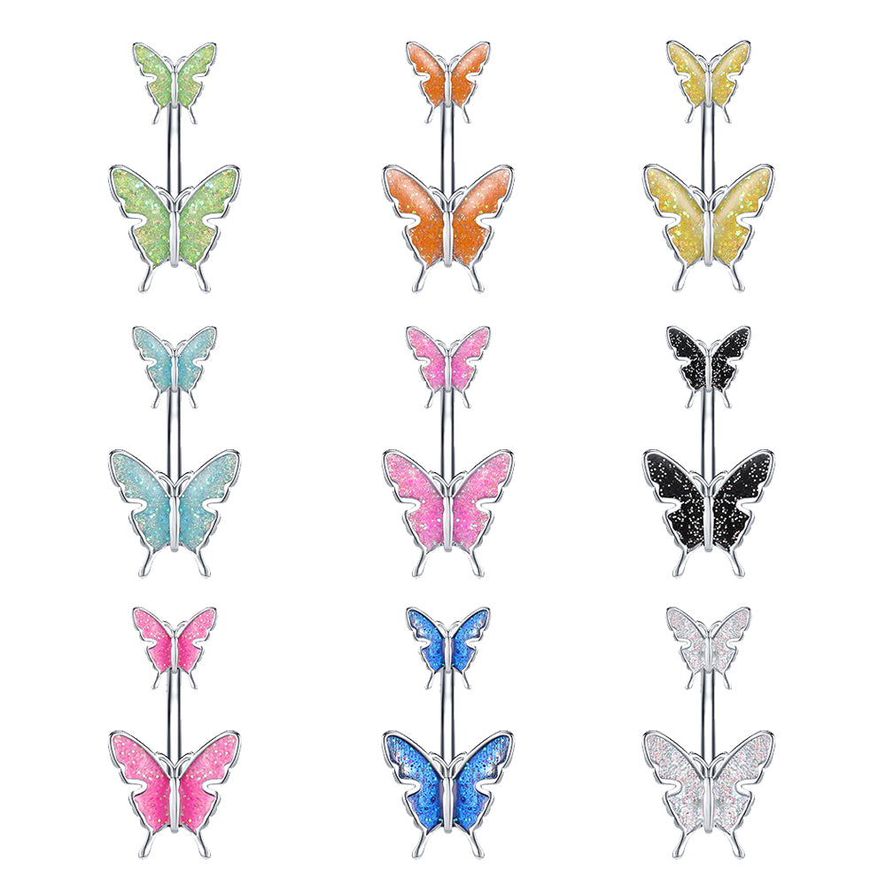 butterfly-epoxy-colorful-belly-button-rings