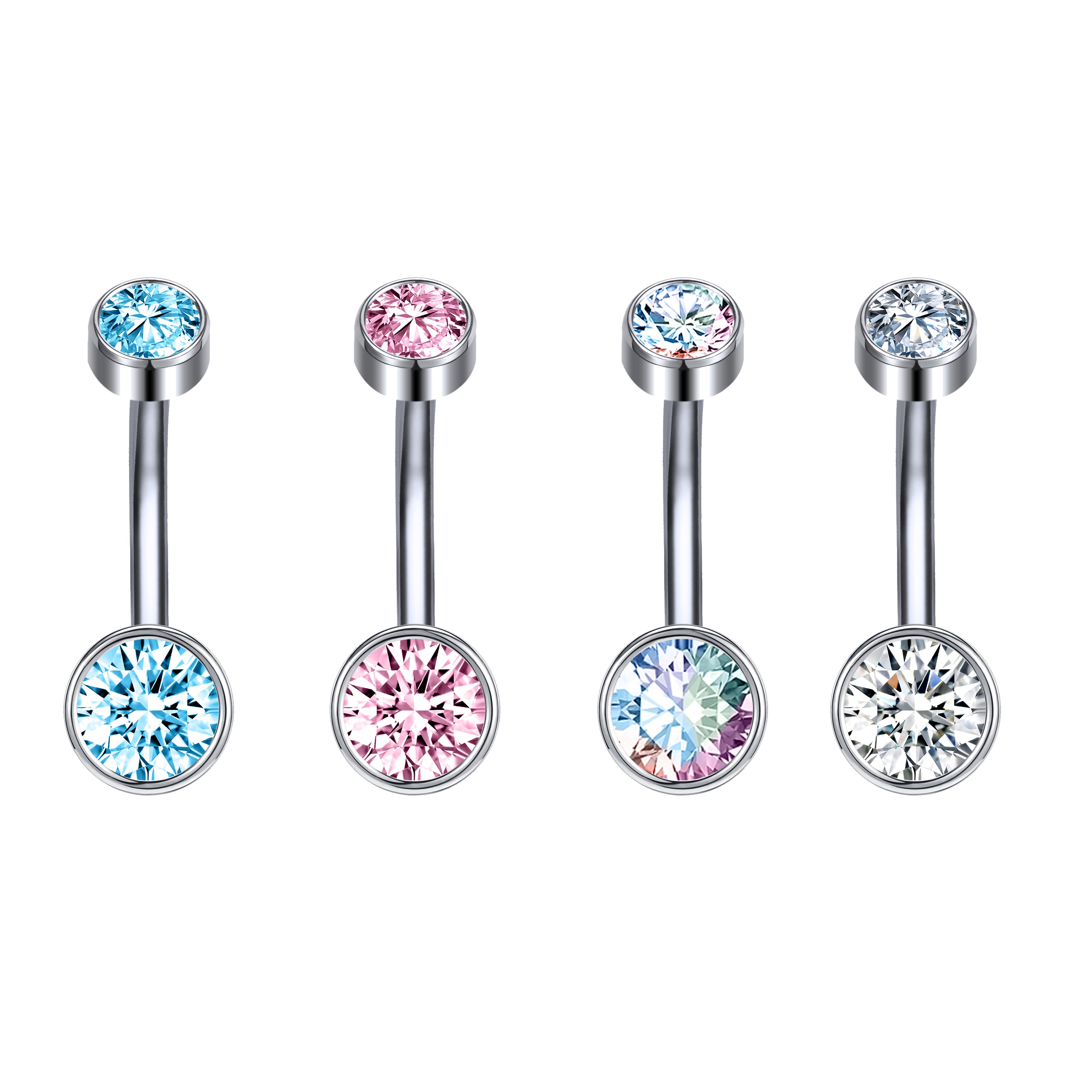 aesthetic belly button rings
