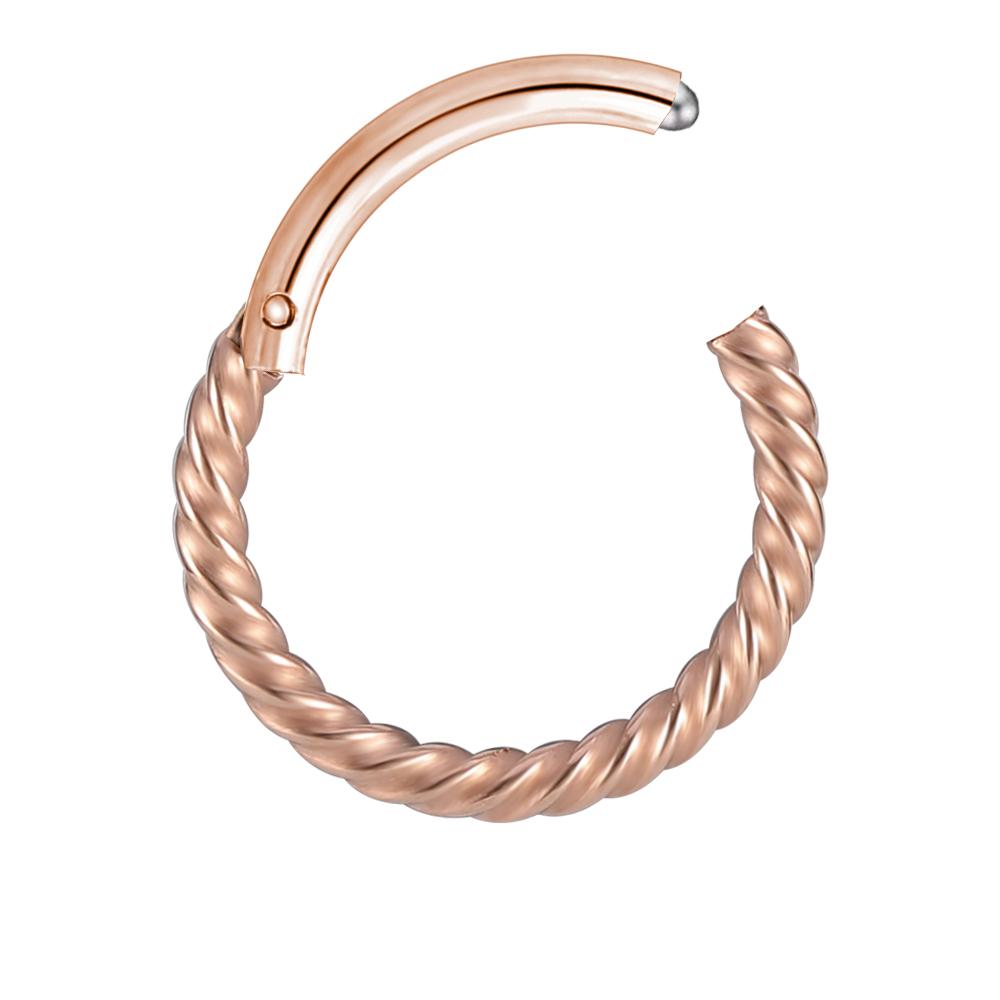 16G-Nose-Piercing-Hoop-Rings-Septum-Clicker-Cartilage-Helix-Earrings-Stainless-Steel-rose-gold