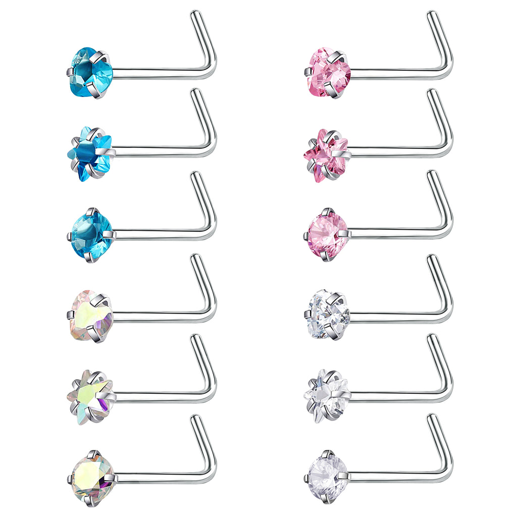 12pcs-set-pink-blue-crystal-nose-rings-star-heart-l-shape-nose-piercing-economic-set