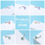 14g-Sequin-Transparent-Double-Ball-Belly-Button-Rings-Stainless-Steel-Navel-Piercing-Jewelry