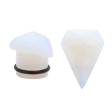 6-16mm-white-opalite-diamond-shape-organic-stone-ear-plug-gauge-single-flare-ear-expander