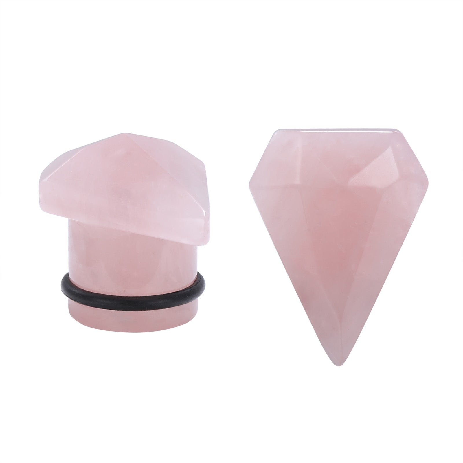 6-16mm-pink-natural-organic-quartz-stone-ear-plug-gauge-single-flare-ear-expander