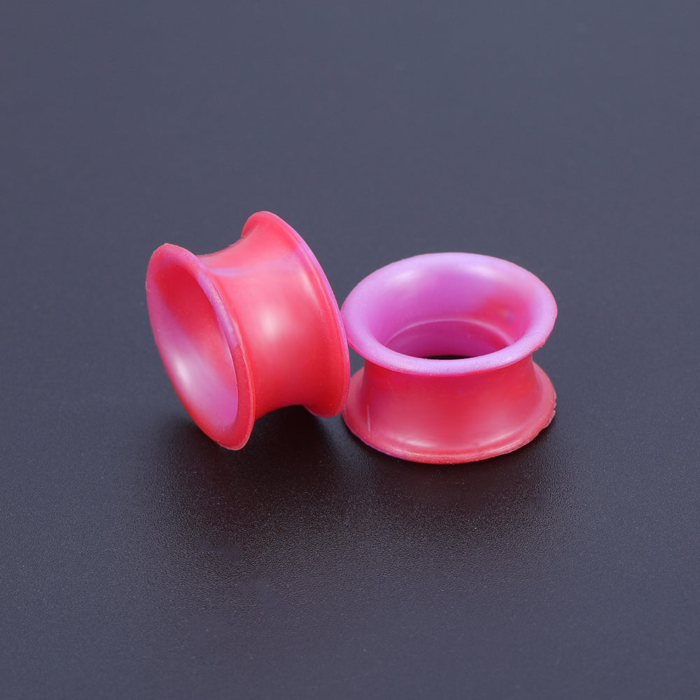 5-22mm-Thin-Silicone-Flexible-Red-Purple-Plugs-and-tuunels-Double-Flared-Expander-Ear-Gauges