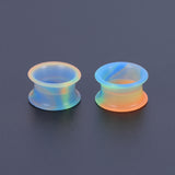 5-22mm-Thin-Silicone-Flexible-Blue-Green-Orange-Ear-Tunnels-Double-Flared-Expander-Ear-Gauges