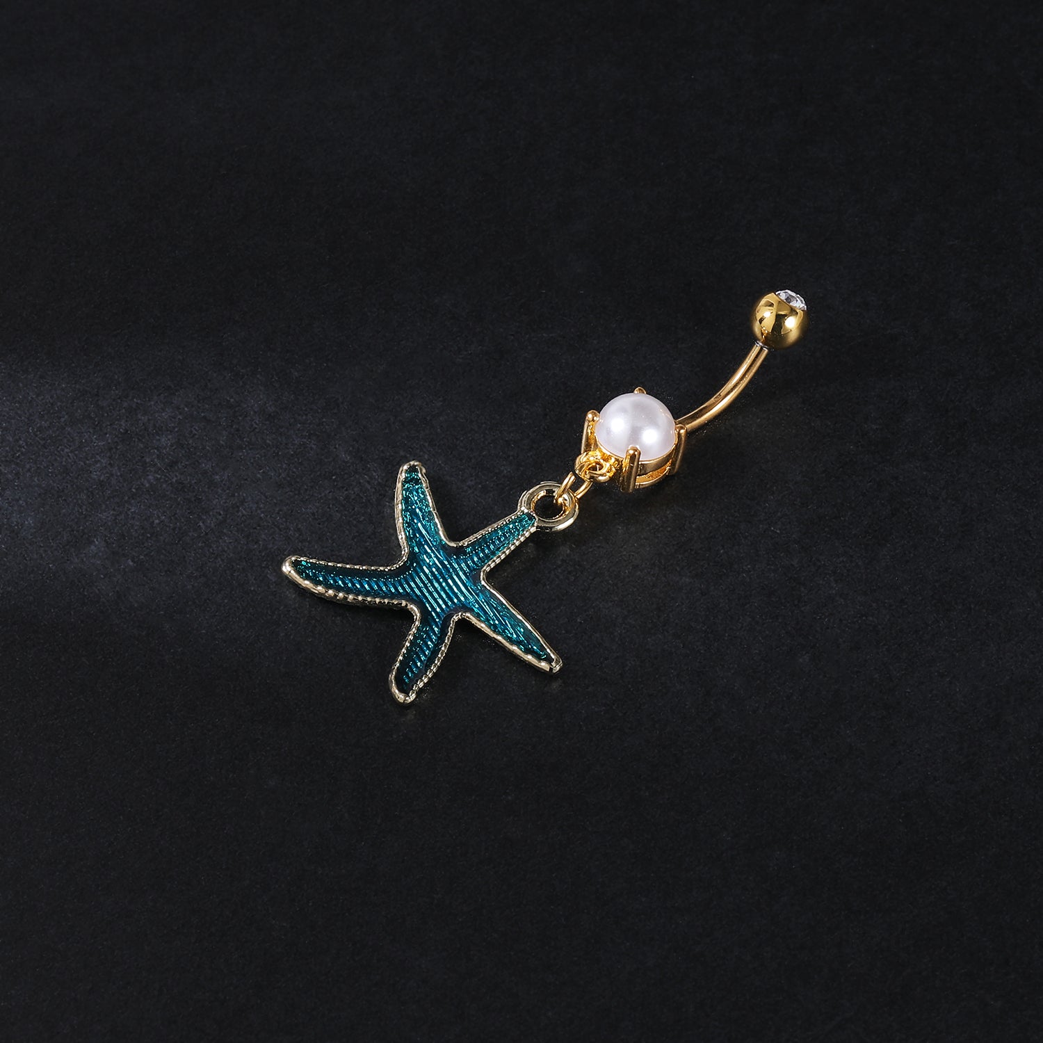 14g-Starfish-Dangle-Belly-Button-Rings-Pearl-Belly-Navel-Piercing-Jewelry