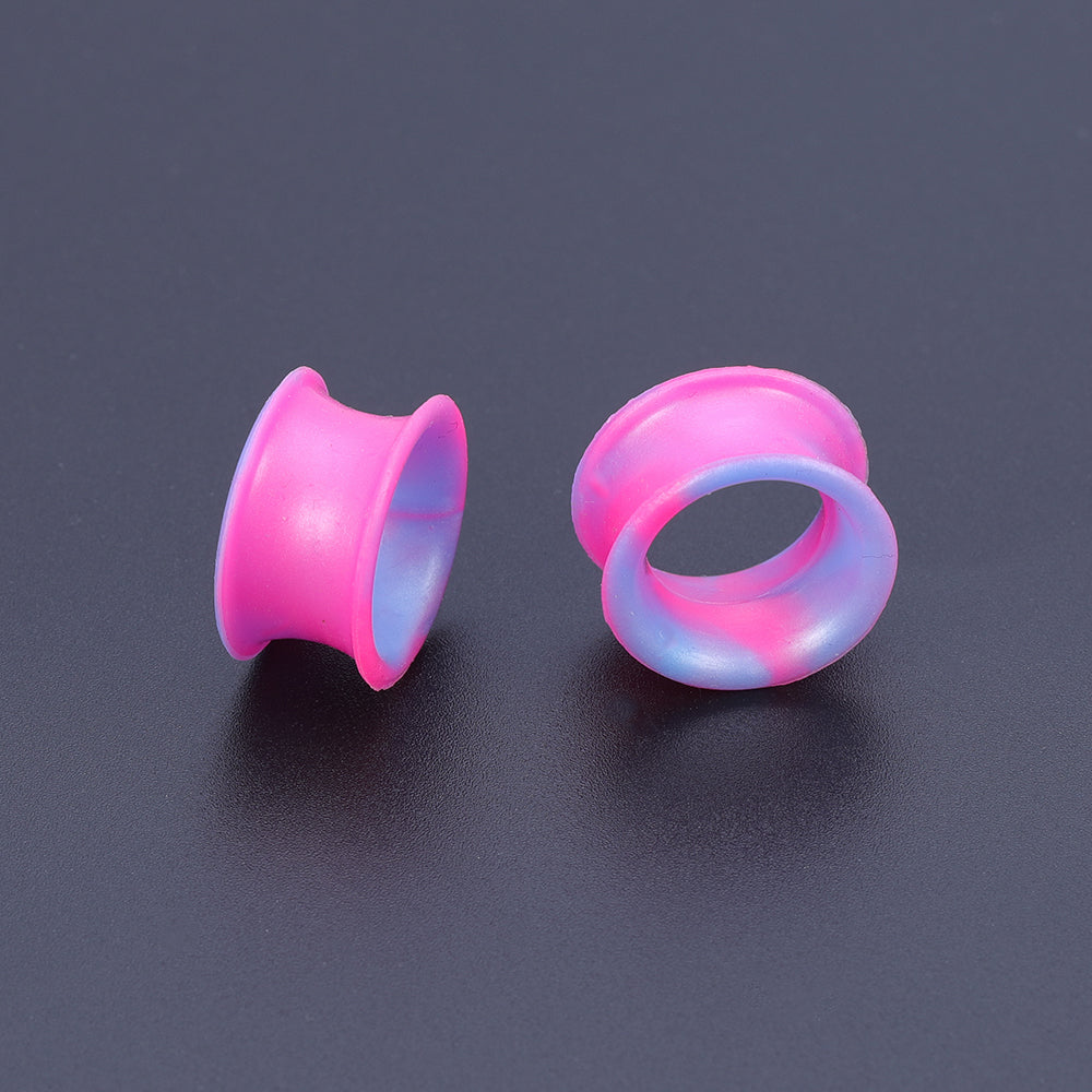 5-22mm-Thin-Silicone-Flexible-Light-Blue-Pink-Ear-Tunnels-Double-Flared-Expander-Ear-plug-tunnel