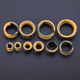 5-22mm-Thin-Silicone-Flexible-Black-Orange-Plugs-and-tuunels-Double-Flared-Expander-Ear-Gauges