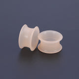 5-25mm-Thin-Silicone-Flexible-Naked-Color-Ear-Stretchers-Double-Flared-Expander-Ear-Gauges