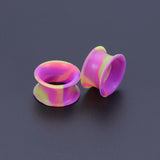 5-22mm-Thin-Silicone-Flexible-Pink-Purple-Yellow-Plugs-and-tuunels-Double-Flared-Expander-Ear-Gauges