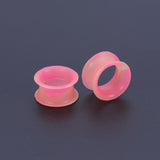 5-22mm-Thin-Silicone-Flexible-Pink-Yellow-Ear-plug-tunnel-Double-Flared-Expander-Ear-Gauges
