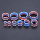 5-22mm-Thin-Silicone-Flexible-Light-Blue-Red-Ear-plug-Double-Flared-Expander-Ear-Gauges
