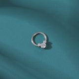 16G Mickey Zircon Clicker Septum Ring Stainless steel Helix Cartilage Piercing