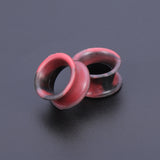 5-22mm-Thin-Silicone-Flexible-Red-Black-Ear-Tunnels-Double-Flared-Expander-Ear-plug