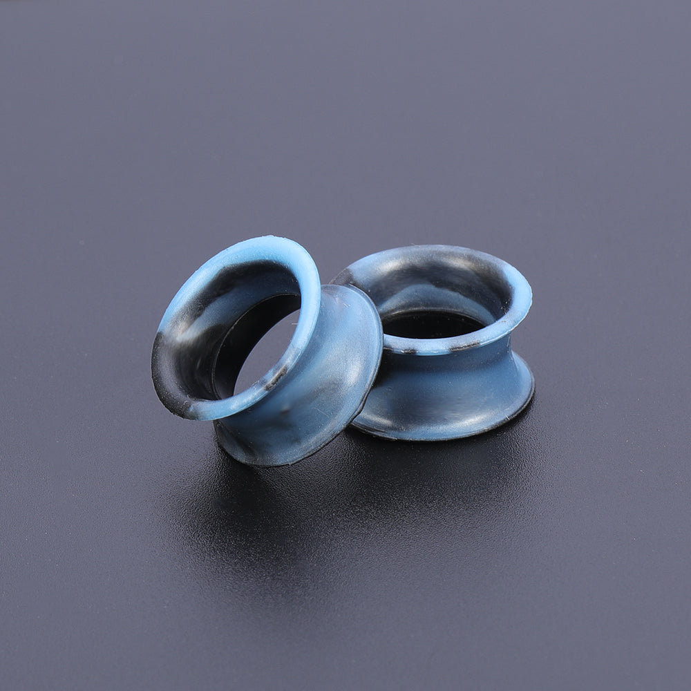 5-22mm-Thin-Silicone-Flexible-Light-Blue-Black-Ear-Tunnels-Double-Flared-Expander-Plugs-and-tuunels