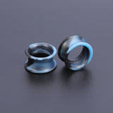 5-22mm-Thin-Silicone-Flexible-Light-Blue-Black-Ear-Tunnels-Double-Flared-Expander-Ear-Gauges