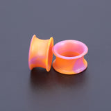 5-22mm-Thin-Silicone-Flexible-Light-Purple-Orange-Ear-Tunnels-Double-Flared-Expander-Ear-plug-tunnel