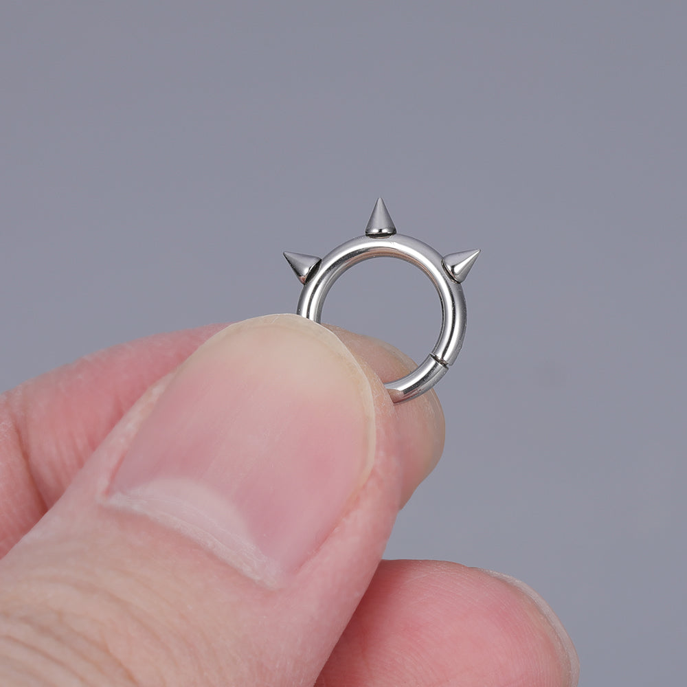14g-spike-cliker-septum-ring-stainless-steel-punk-helix-cartilage-piercing