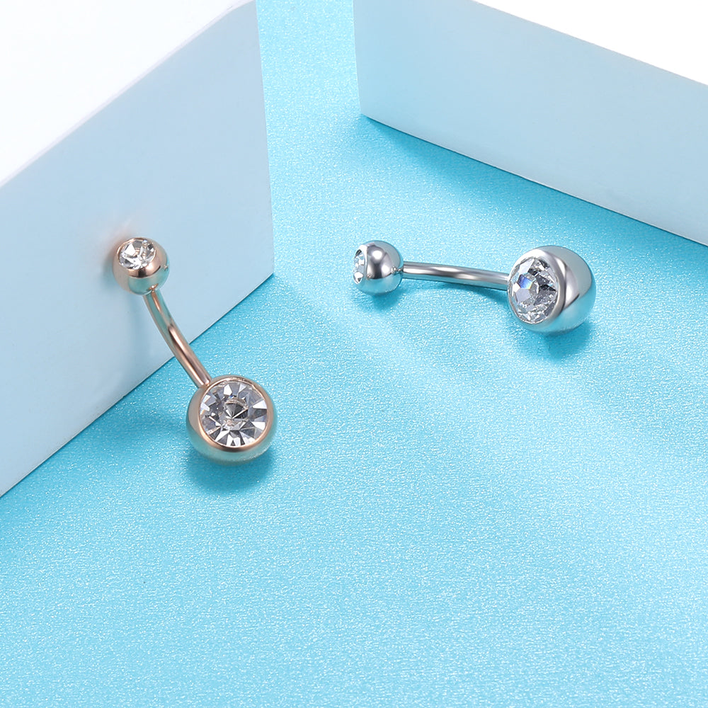 rose belly button rings
