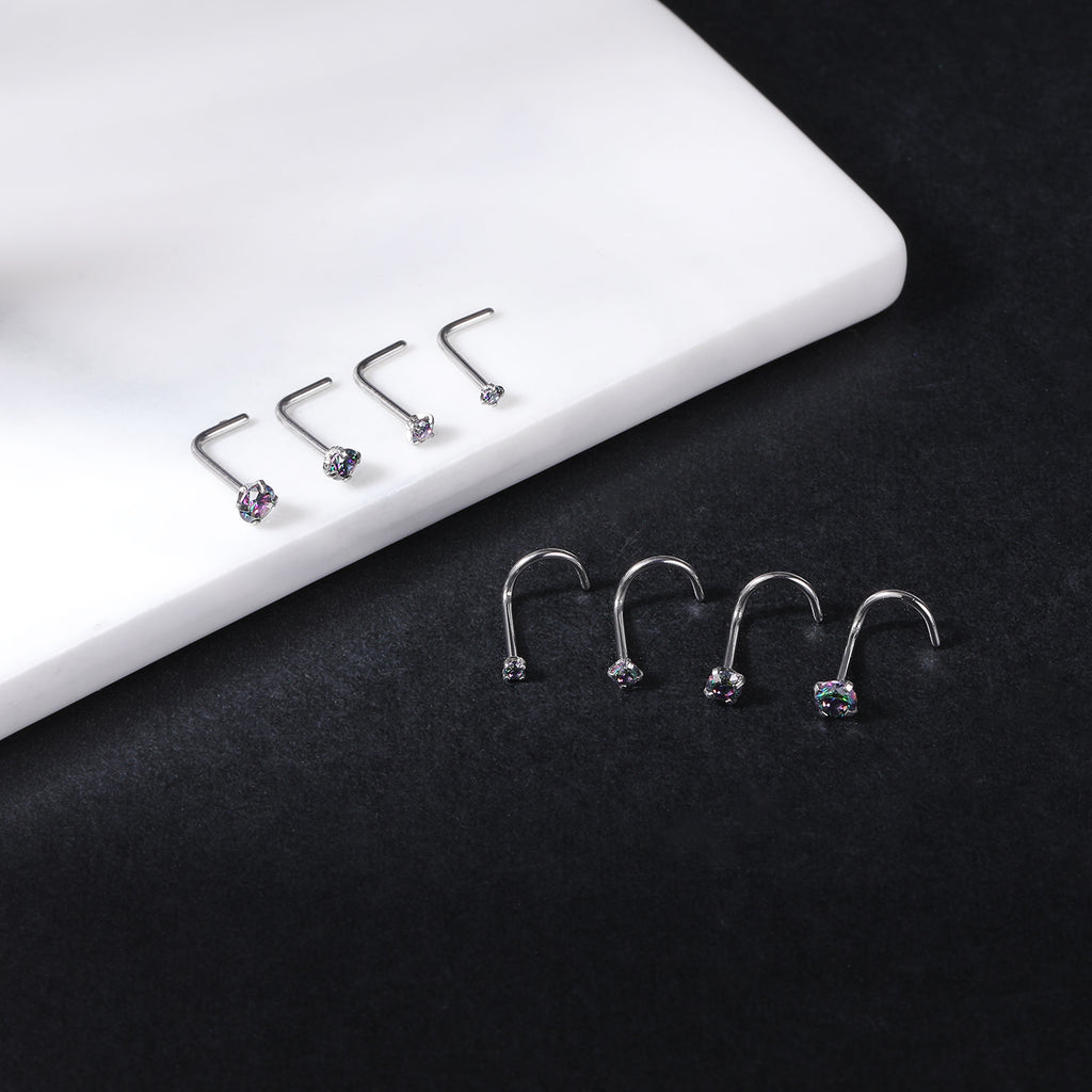 8pcs-set-mix-color-cz-nose-piercing-l-shaped-screws-silver-nose-rings-economic-set