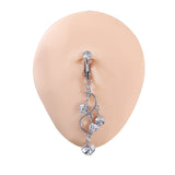 Fake-Silver-Belly-Navel-Clip-Crystal-Cruved-Belly-Button-Ring