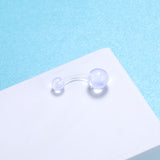 14g-Double-Navel-Rings-Transparent-Acrylic-Navel-Piercing-Jewelry