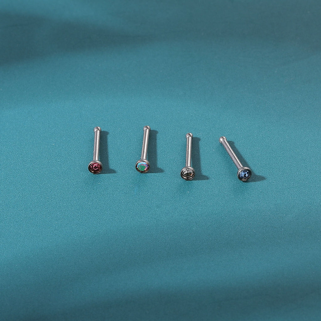 1Pc-20g-G23-Titanium-Nose-Stud-Piercing-Crystal-Nose-Bone-Rings