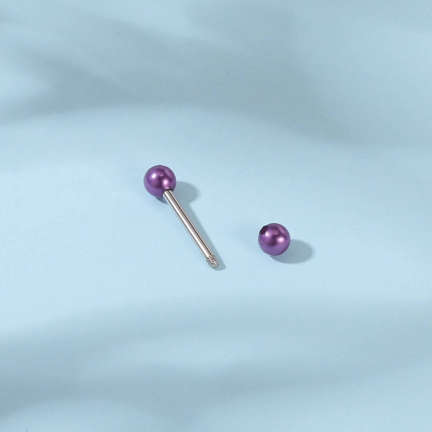 6pcs 14G Nipple Ring Pearl Ball Nipple Piercings-Economic Set