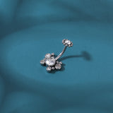 14g-Butterfly-Steel-Ball-Belly-Piercing-Sun-Flower-Belly-Navel-Piercing-Jewelry