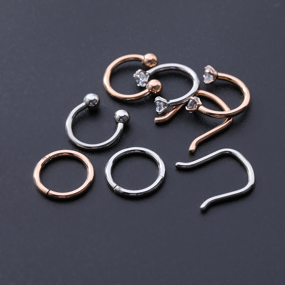 6-12pcs-horseshoe-septum-piercing-cz-nose-hoop-clicker-helix-tragus-earrings-jewelry