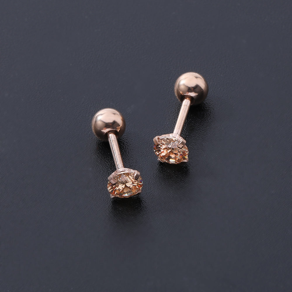crystal earrings studs