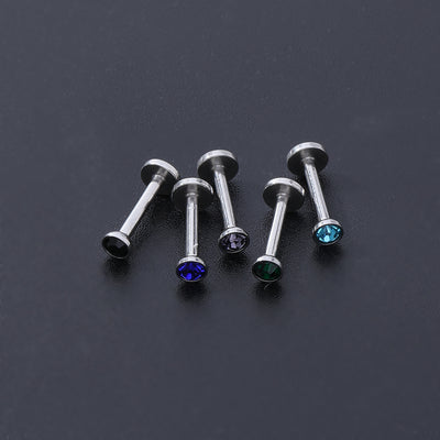 16G Tragus Cartilage Helix Conch Labret Medusa Piercing Jewelry Titanium Flat Back Earring Lip Ring Internally Threaded Labret Jewelry Nose Ring Stud 16G Tragus Cartilage Helix Conch Labret Medusa Piercing Jewelry Titanium Flat Back Earring Lip Ring Internally Threaded Labret Jewelry Nose Ring Stud