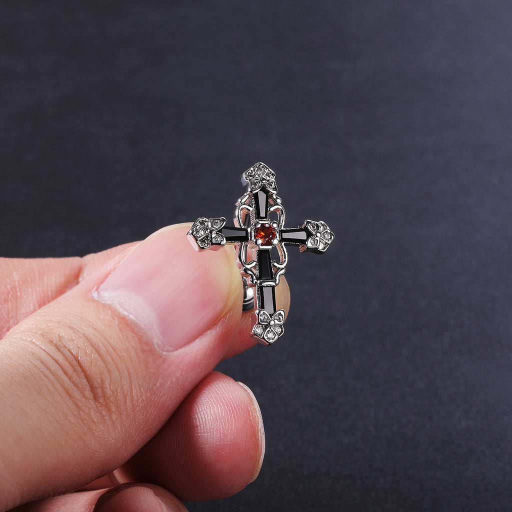 Top Cross Button Cross Belly Button Piercing