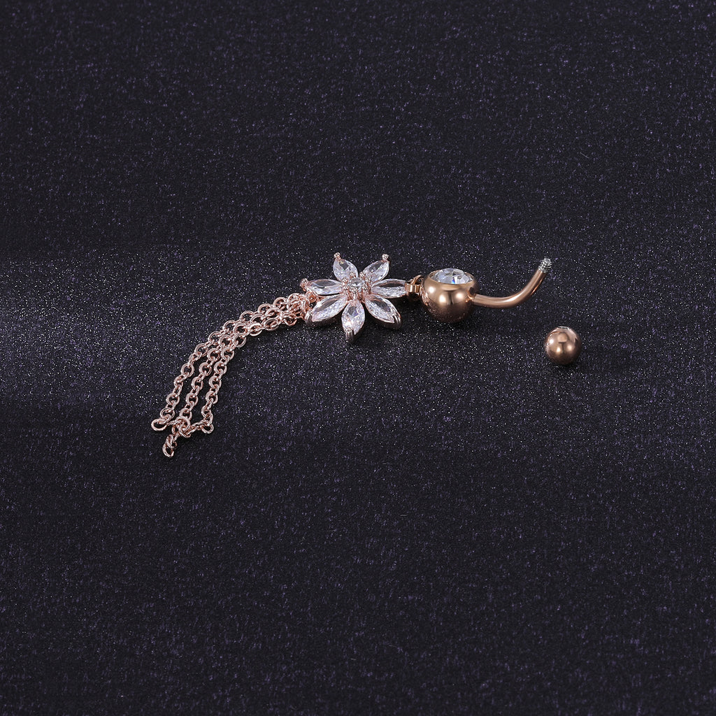 14g-Drop-Dangle-Flower-Tassels-Belly-Navel-Piercing-Rose-Gold-Crystal-Navel-Piercing-Jewelry