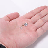 14g-double-crystal-Navel-Rings-rose-gold-belly-navel-piercing-jewelry