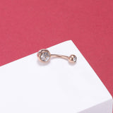 Rose-Gold-Double-Crystal-Belly-Button-Rings