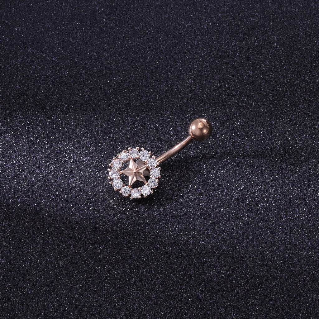 14g-Pretty-Star-Navel-Rings-Rose-Gold-Cubic-Zirconia-Belly-Button-Rings-Jewelry