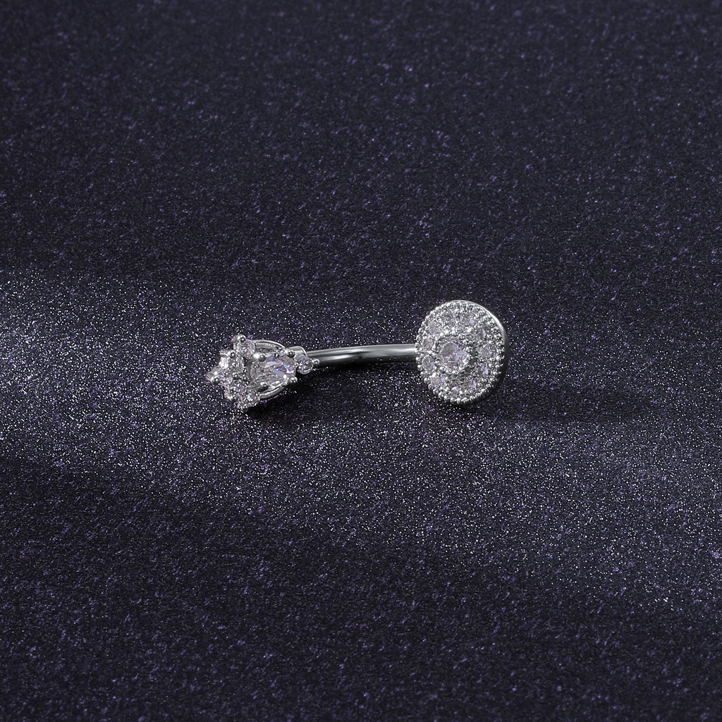 14g-Footprint-Round-Navel-Ring-Piercing-Rose-Gold-Cubic-Zirconia-Navel-Piercing-Jewelry