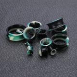 3-25mm-Thin-Silicone-Flexible-Black-Blue-White-Plugs-and-tuunels-Double-Flared-Expander-Ear-Gauges