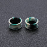 3-25mm-Thin-Silicone-Flexible-Black-Blue-White-Ear-Stretchers-Double-Flared-Expander-Ear-Gauges
